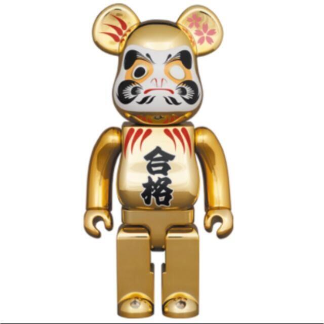 フィギュアBE@RBRICK 達磨 合格 金メッキ 弐 400％