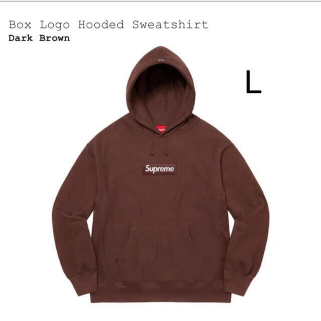 supreme Box Logo Hooded Sweatshirt L