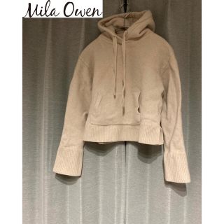 ミラオーウェン(Mila Owen)の【12/19まで値下げ】Mila Owen ウールパーカー(ショート丈)(ニット/セーター)