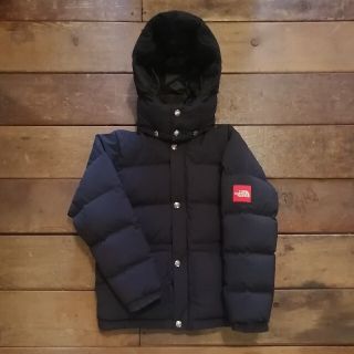 ザノースフェイス(THE NORTH FACE)のノースフェイス キッズ キャンプシエラ ダウンジャケット 130 黒 ブラック(ジャケット/上着)