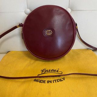 極 美品 GUCCI オールド グッチ サークル ショルダー バッグ 人気