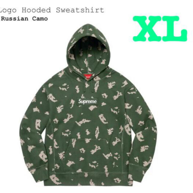 Box Logo Hooded Sweatshirt Camo XL