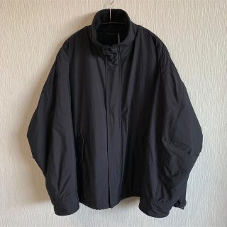 コモリ(COMOLI)の【新品】【名作】comoli ナイロンショートジャケット navy サイズ1 (ナイロンジャケット)