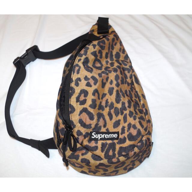 supreme sling bag leopard