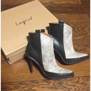 アングリッド(Ungrid)の新品♡定価¥23990♡ungrid ハラココンビショートブーツ(ブーツ)