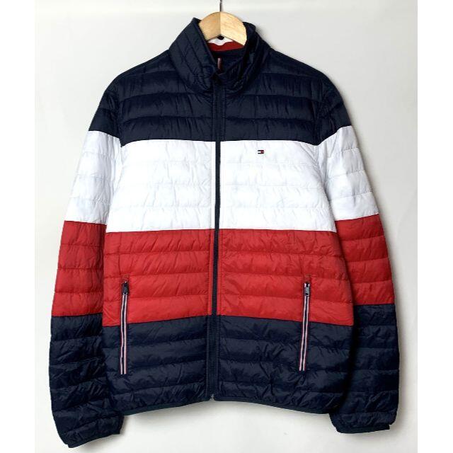 TOMMY HILFIGER(トミーヒルフィガー)のトミーヒルフィガー フラッグ 胸ロゴ プリマロフト 中綿 ジャケット トリコ L メンズのジャケット/アウター(ブルゾン)の商品写真