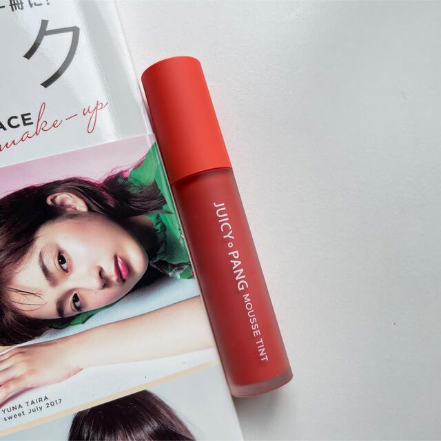 ETUDE HOUSE(エチュードハウス)のAPIEU アピュ JUICY PANG MOUSSE TINT CR01 コスメ/美容のベースメイク/化粧品(口紅)の商品写真