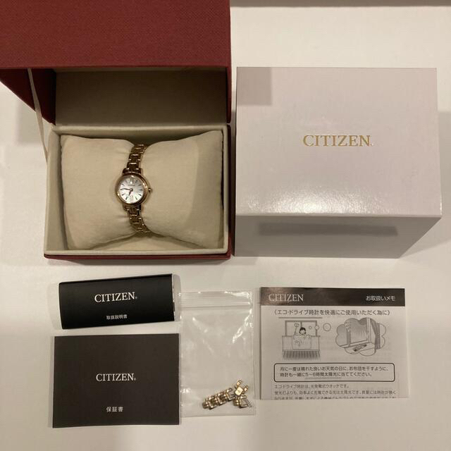 CITIZEN シチズン◆ソーラー腕時計 可愛いゴールド系❤︎レディース