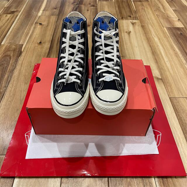 CONVERSE(コンバース)の新品 レア クロムハーツ コンバース converse クロスパッチ US9 メンズの靴/シューズ(スニーカー)の商品写真