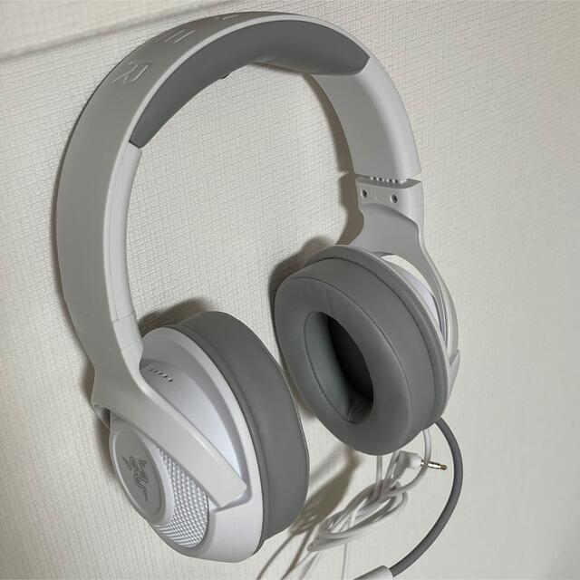 PlayStation4(プレイステーション4)のRazer Kraken X - Mercury White ヘッドセット  スマホ/家電/カメラのオーディオ機器(ヘッドフォン/イヤフォン)の商品写真