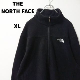 ザノースフェイス(THE NORTH FACE)の【ノースフェイス】ワンポイント刺繍ロゴ☆ジップアップフリース XLサイズ(ブルゾン)