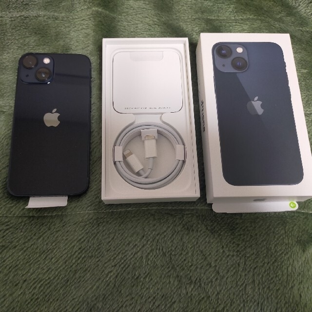 日本製 iPhone - iPhone13 mini 256GB SIMフリー 新品同様ミッドナイト