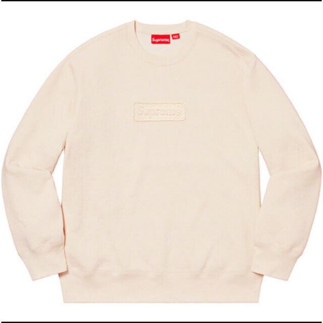 Supreme Cutout Logo Crewneck natural L