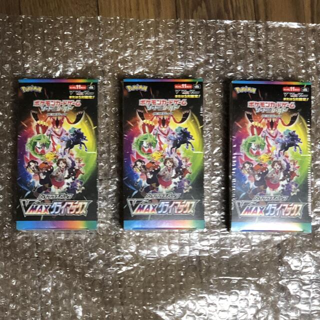 激安購入 ポケモンカード VMAXクライマックス 3BOX シュリンク付き