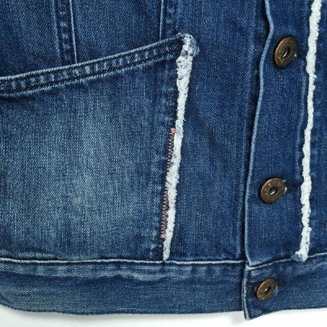 DIESEL 刺繍ロゴ インディゴブルー 古着の通販 by ハイサイおじさん's shop|ディーゼルならラクマ - 0424 ディーゼル レディース Gジャン 好評HOT