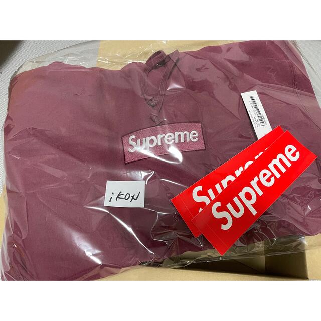 supreme box logo hoodie sweatshirt L