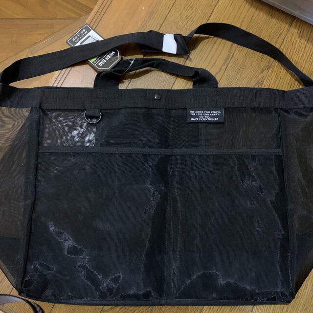 3COINS(スリーコインズ)のゆっち様専用　大容量メッシュバッグ　2WAYハンドル　ポケット付き レディースのバッグ(トートバッグ)の商品写真
