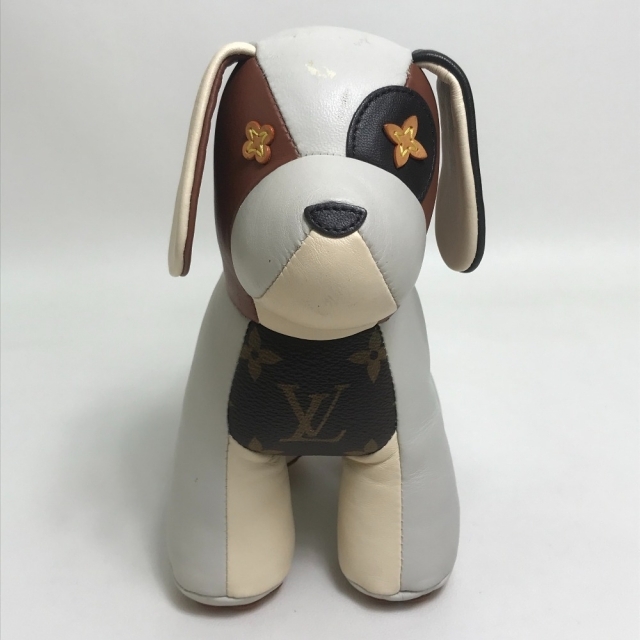 LOUIS VUITTON(ルイヴィトン)のルイヴィトン LOUIS VUITTON ドゥドゥ・オスカー GI0251 モノグラム 犬 ドッグ ぬいぐるみ モノグラムキャンバス ブラウン系 エンタメ/ホビーのおもちゃ/ぬいぐるみ(ぬいぐるみ)の商品写真