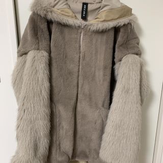 アウラアイラ(AULA AILA)の2WAY ECO FUR HOODED COAT(毛皮/ファーコート)