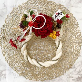 ご準備まだの方!!迎春♡オシャレモダンしめ飾り(アーティフィシャル ... ご準備まだの方!!迎春♡オシャレモダンしめ飾り(アーティフィシャルフラワー)