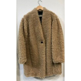 ザラ(ZARA)の【新品未使用】ZARA ボアコート(ロングコート)