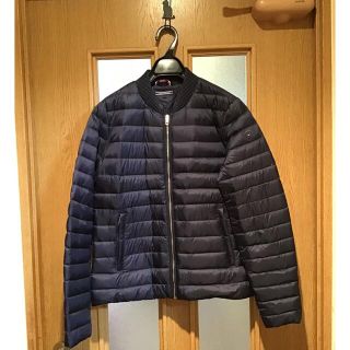 トミーヒルフィガー(TOMMY HILFIGER)のyueyue 様専用　美品　トミーヒルフィガー　ダウン　ブルゾン　ネイビー(ダウンジャケット)