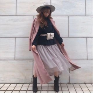 eimy istoire - ロングスリムスリットコートの通販 by A|エイミー