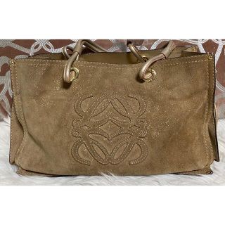 LOEWE - ロエベ スエード トートバックの通販 by nao's shop|ロエベ