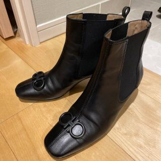 サルヴァトーレフェラガモ(Salvatore Ferragamo)のフェラガモ　ショートブーツ　サイドゴアブーツ　ブーティ(ブーツ)