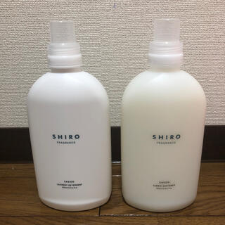 シロ(shiro)のmii様専用　SHIRO ランドリーリキッド　ファブリックソフナー(洗剤/柔軟剤)