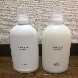 シロ(shiro)のmii様専用　SHIRO ランドリーリキッド　ファブリックソフナー(洗剤/柔軟剤)