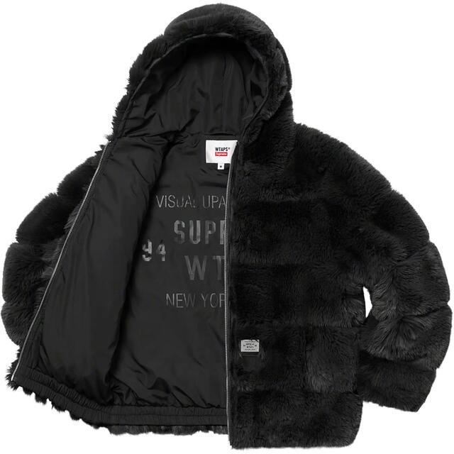 Supreme(シュプリーム)のSupreme WTAPS Faux Fur Hooded Jacket XL レディースのジャケット/アウター(毛皮/ファーコート)の商品写真