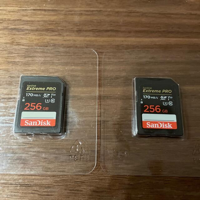 SanDisk(サンディスク)の【nonaka様専用】SDメモリーカード 256GB SanDisk スマホ/家電/カメラのスマホ/家電/カメラ その他(その他)の商品写真