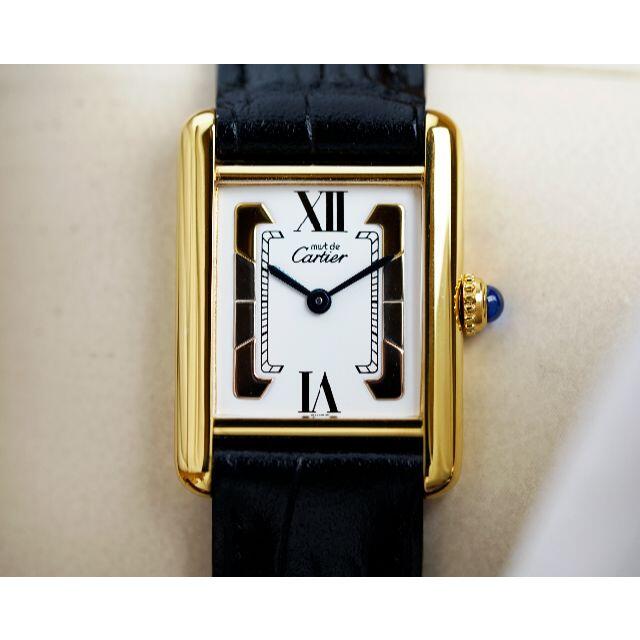 美品 カルティエ マスト タンク カラーゴールド SM Cartier