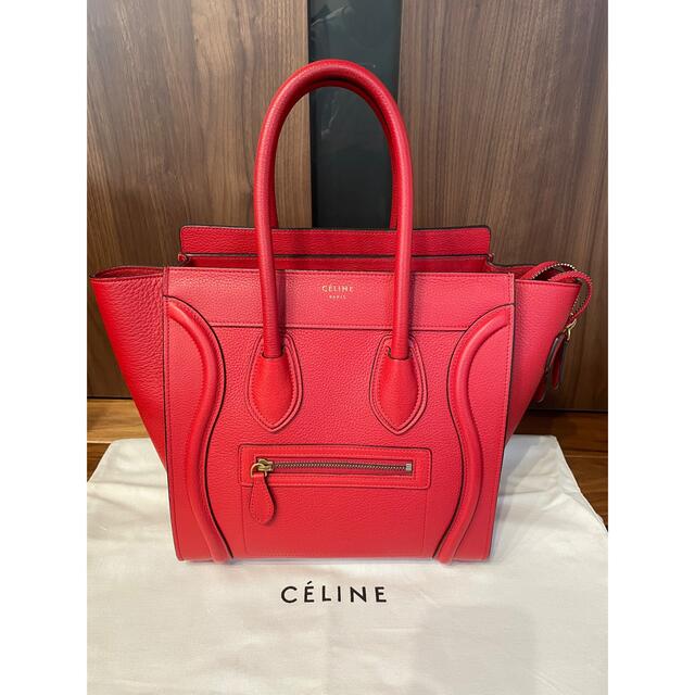 美品】CELINE セリーヌ マイクロラゲージ ハンドバッグ - ハンドバッグ