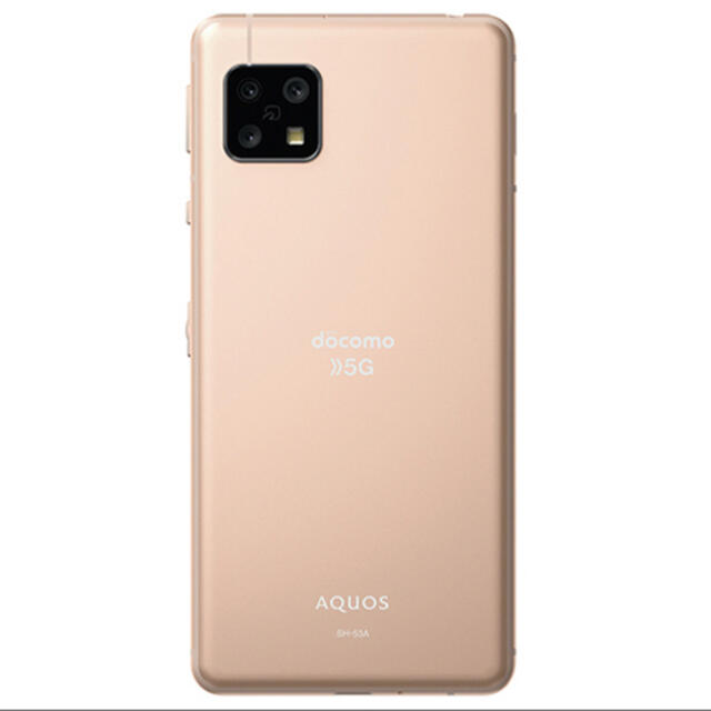 AQUOS(アクオス)のSIMフリーAQUOS sense5G SH-53A 未使用 SIMロック解除  スマホ/家電/カメラのスマートフォン/携帯電話(スマートフォン本体)の商品写真