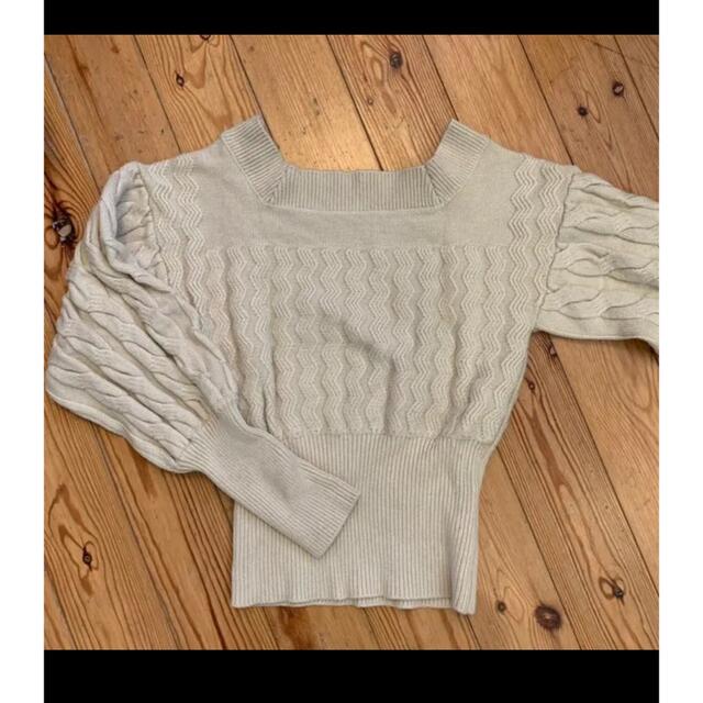 SHEER puffy knit ニット 1