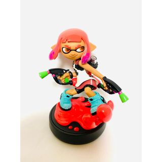 ニンテンドウ(任天堂)のネオンピンク ガール amiibo アミーボ スプラトゥーン 2 Switch(ゲームキャラクター)