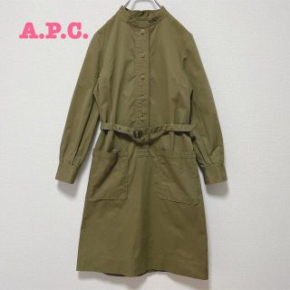 アーペーセー(A.P.C)のA.P.C. 　アーペーセー　ベルト付き　レディース　ロング　ワンピース(ロングワンピース/マキシワンピース)