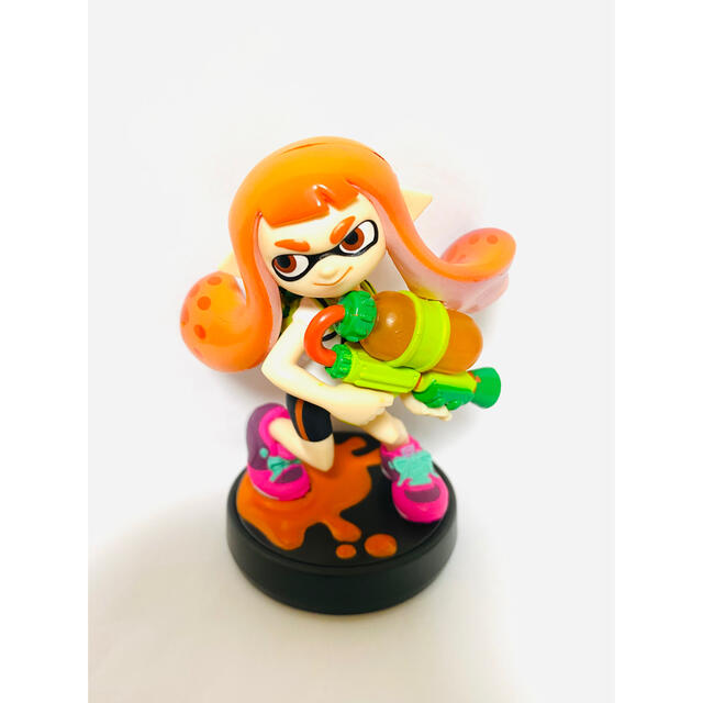 任天堂(ニンテンドウ)のオレンジガール インクリング ガール amiibo アミーボ スプラトゥーン エンタメ/ホビーのフィギュア(ゲームキャラクター)の商品写真