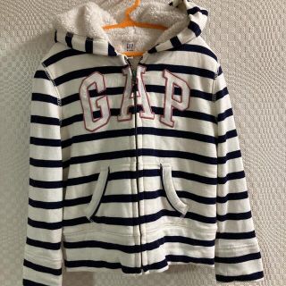 ギャップキッズ(GAP Kids)のgap 女の子　スウェット　ボア　パーカー120(ジャケット/上着)