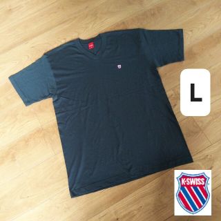 ケースイス(K-SWISS)の即日発送★K-SWISS ケースイス★Tシャツ 半袖 スポーツウェア★メンズL(Tシャツ/カットソー(半袖/袖なし))