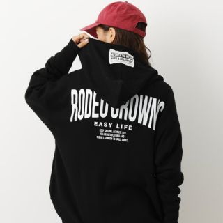 ロデオクラウンズワイドボウル(RODEO CROWNS WIDE BOWL)のお買い得ブラック(パーカー)