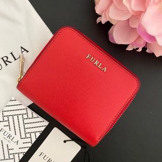 フルラ(Furla)の【新品】FURLA フルラ★折り財布 キスレッド 赤(財布)