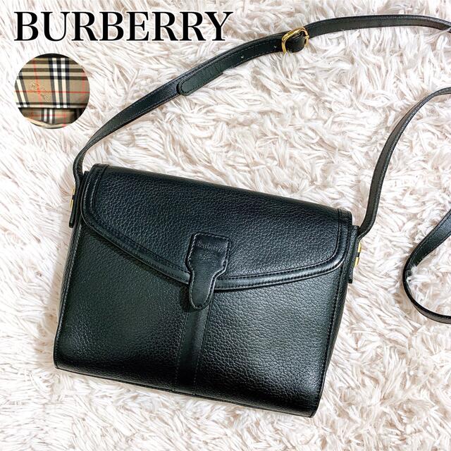 【b様専用】BURBERRY ショルダーバッグ ノバチェック レザー バーバリー