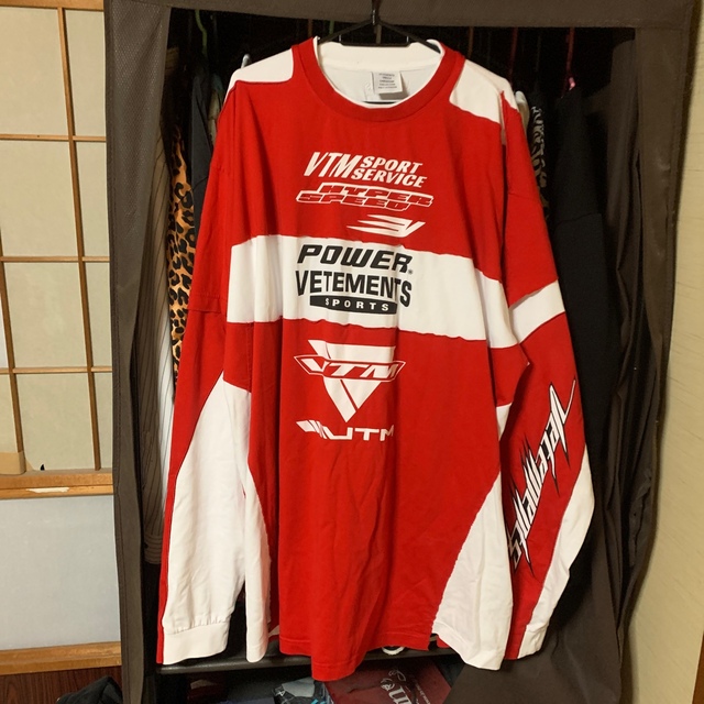 Balenciaga(バレンシアガ)のvetements motocross ロング Tシャツ メンズのトップス(Tシャツ/カットソー(七分/長袖))の商品写真