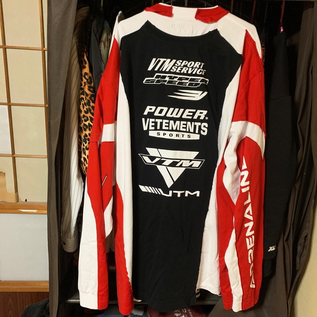 Balenciaga(バレンシアガ)のvetements motocross ロング Tシャツ メンズのトップス(Tシャツ/カットソー(七分/長袖))の商品写真