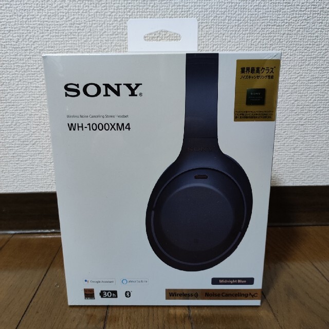 女性が喜ぶ♪ SONY 【新品未開封】WH-1000XM4 ミッドナイトブルー