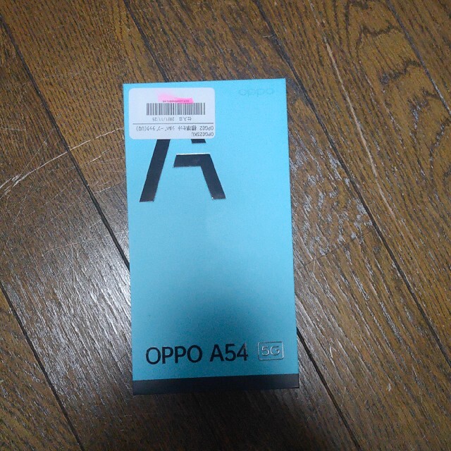 OPPO(オッポ)のOPPO オッポ A54 5G シルバーブラック スマホ/家電/カメラのスマートフォン/携帯電話(スマートフォン本体)の商品写真