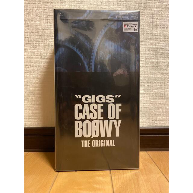 銀座での販売 ［再値下未開封］BOOWY GIGS CASE OF BOOWY 限定ボックス